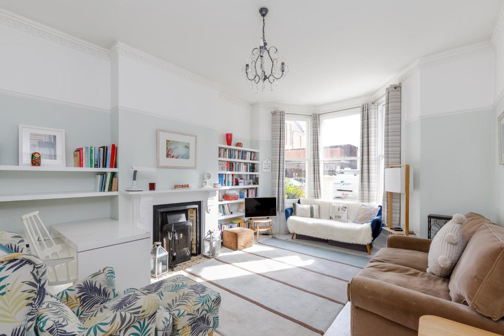 Central Hove Flat W Large Garden Exteriér fotografie