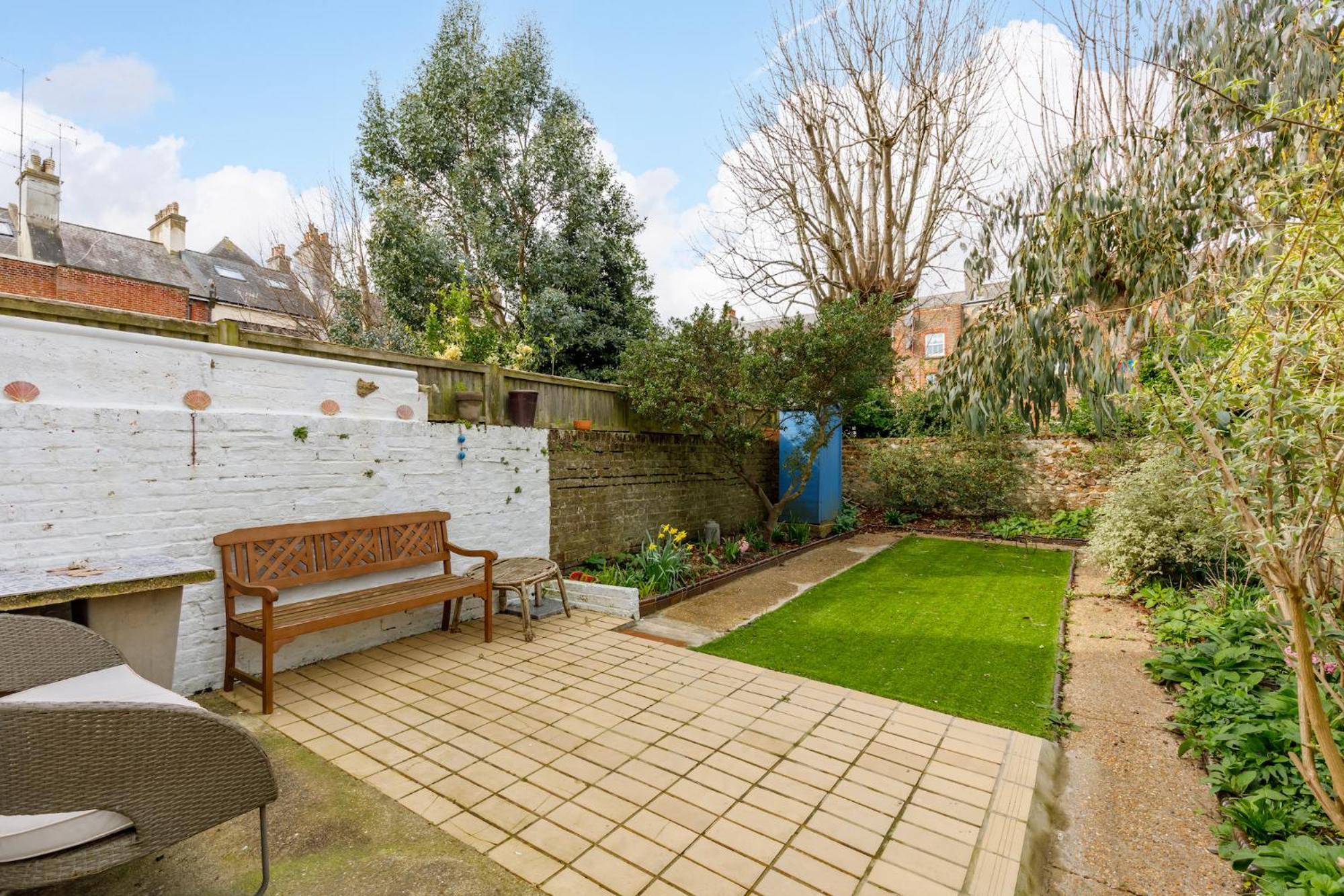 Central Hove Flat W Large Garden Exteriér fotografie