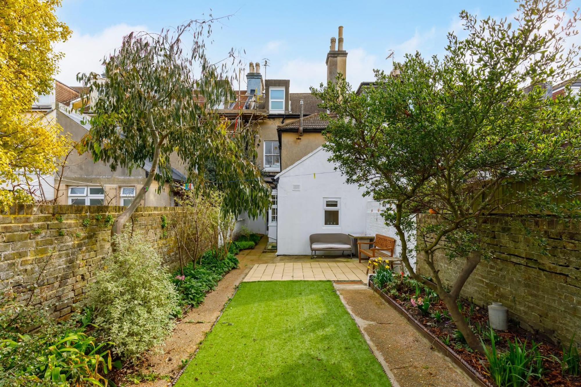Central Hove Flat W Large Garden Exteriér fotografie